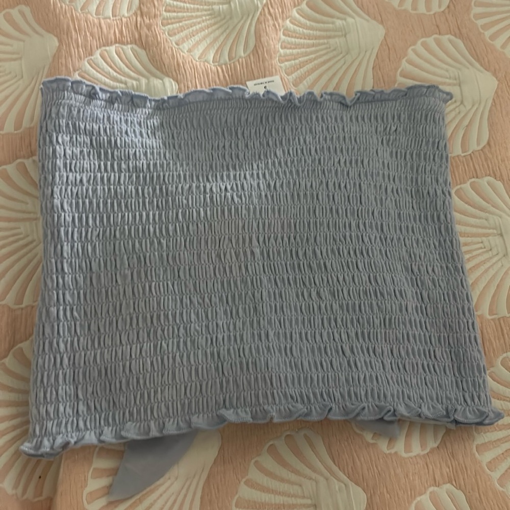 Hollister Blue Crop top